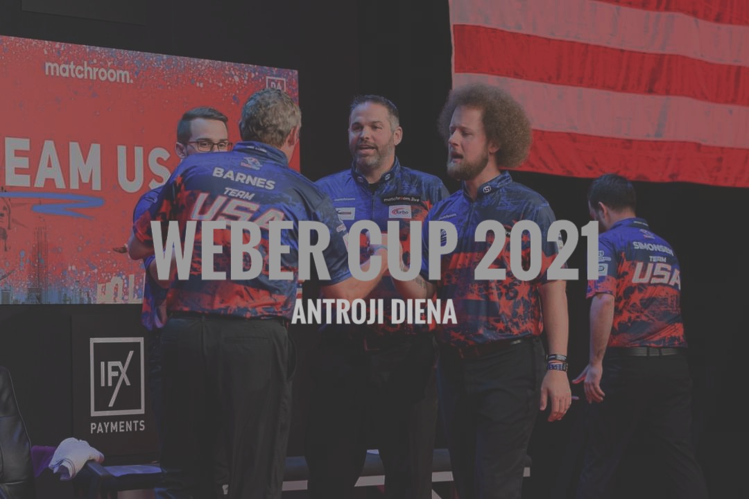 Weber Cup 2021 antroji diena: išbarstytas europiečių pranašumas ir kaistantys amerikiečių riešai
